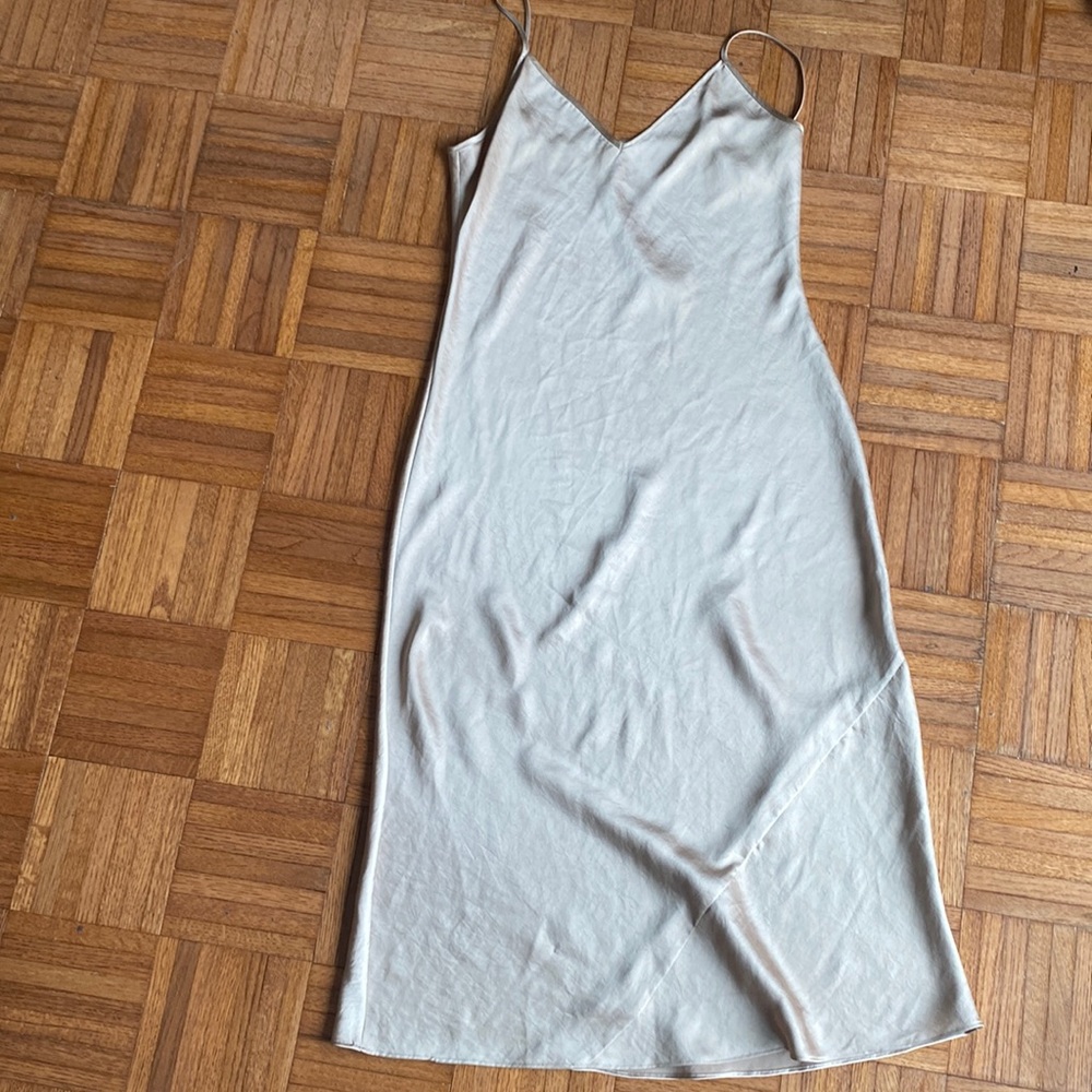 Wilfred Aritzia Only slip satin dress